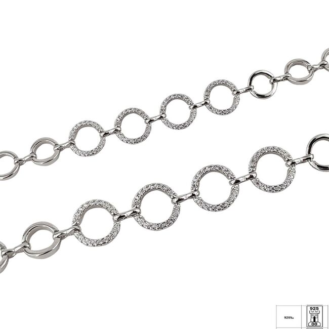 Bratara argint zale rotunde Thia