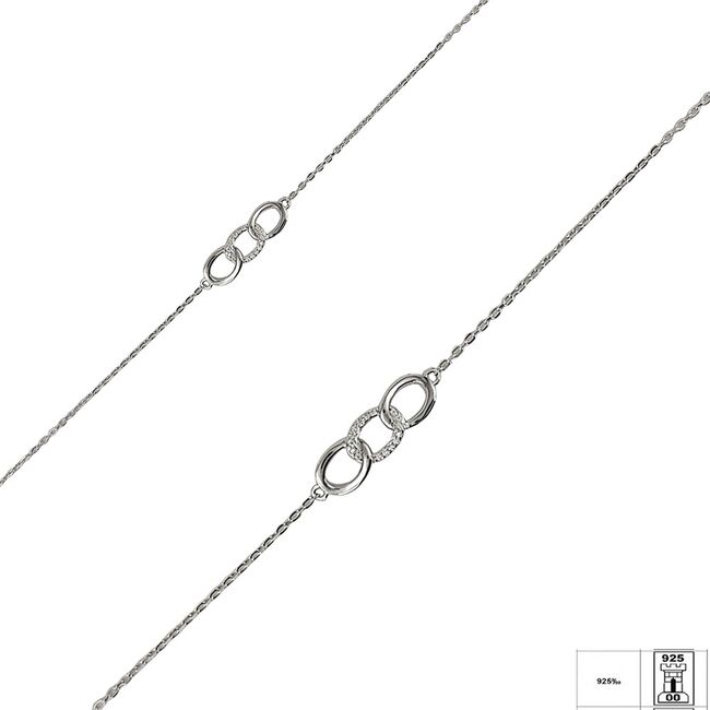 Bratara argint trei zale Thia