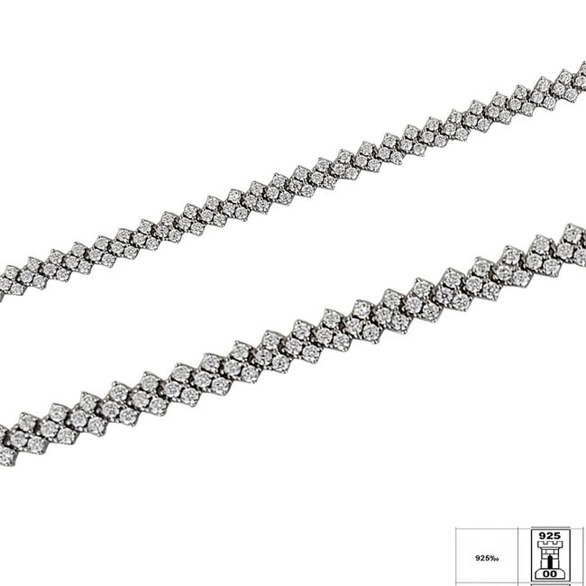 Bratara argint eleganta zirconii Thia