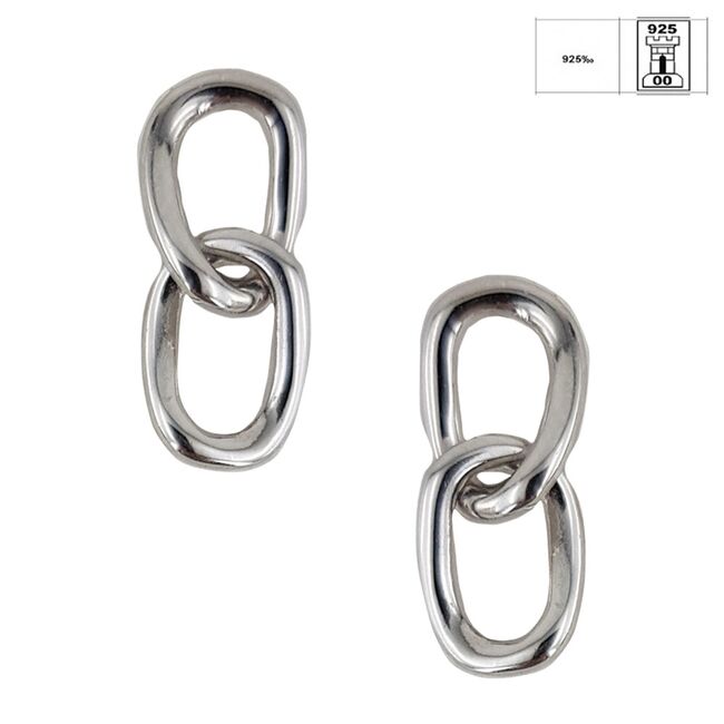 Cercei argint zale cu surub Thia