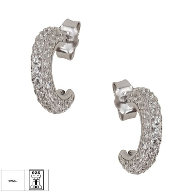 Cercei argint cu surub Thia