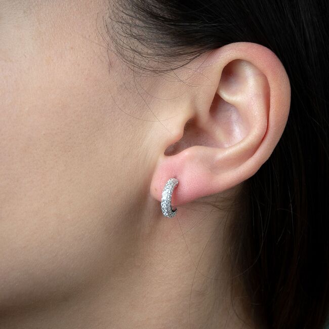 Cercei argint cu surub Thia