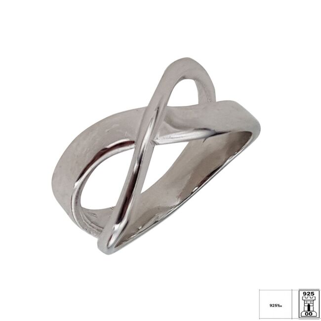 Inel argint infinit Yva marimea 52