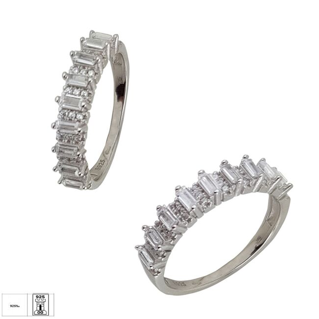 Inel argint elegant zirconii Thia marimea 58