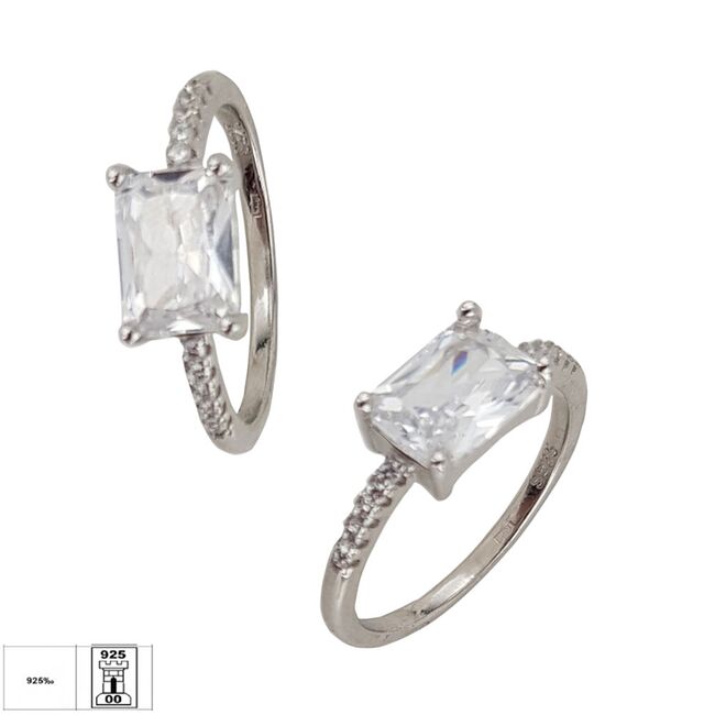 Inel argint logodna zirconii Thia marime 54