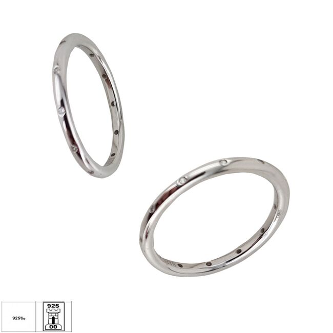 Inel argint tip verigheta Thia marimea 55