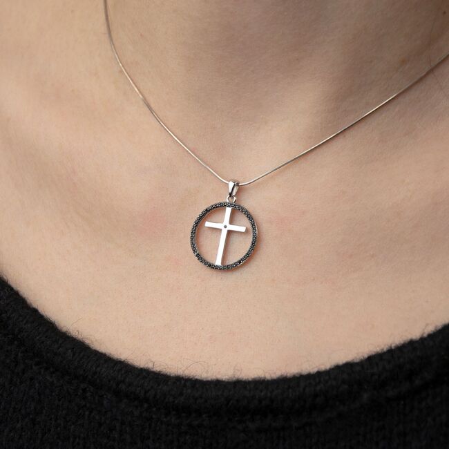 Pandantiv argint cruciulita Fari