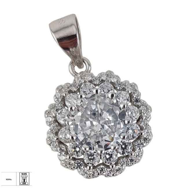 Set argint mireasa rotund Thia