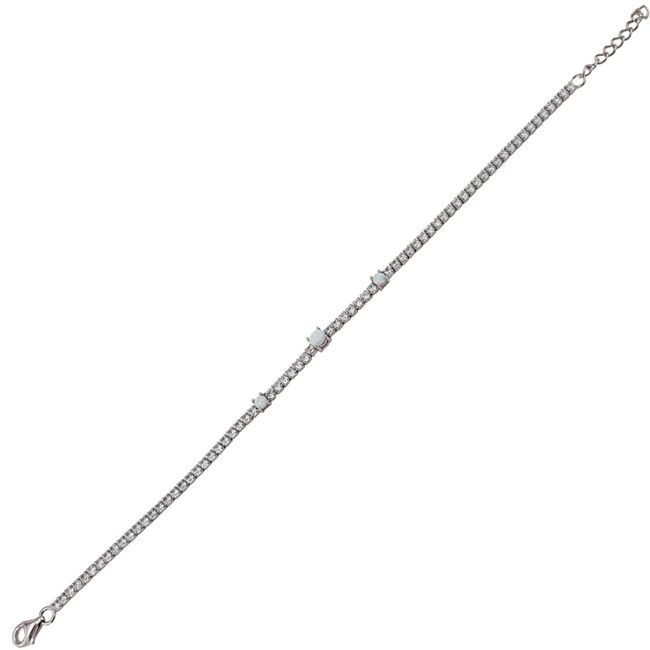 Bratara argint tennis opal Aria