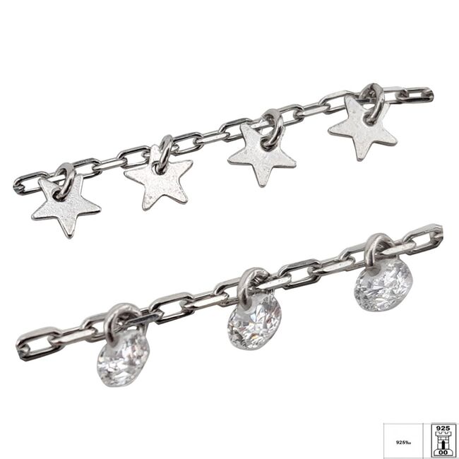 Bratara argint stelute si zirconii Balance