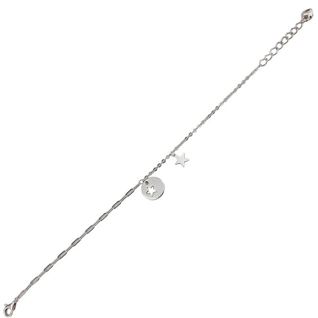 Bratara argint banut si stelute Linda