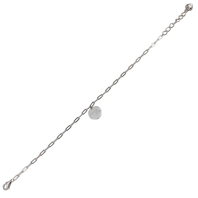 Bratara argint banut Love you