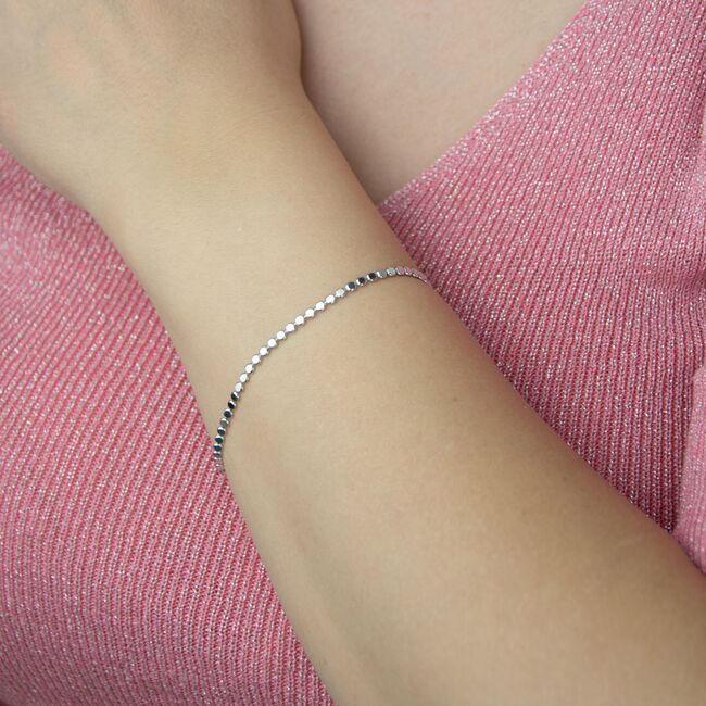 Bratara argint bilute plate Reis