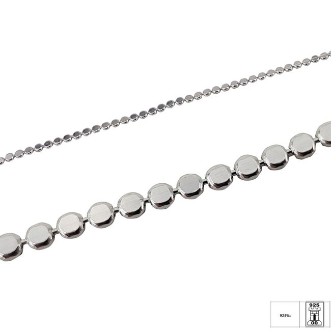 Bratara argint bilute plate Reis