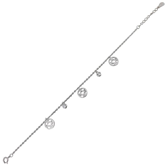 Bratara argint pandantive Tessa