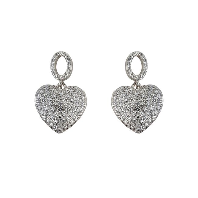 Cercei argint inimioara Dara cu surub