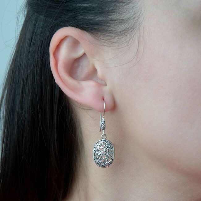 Cercei vintage argint Feris