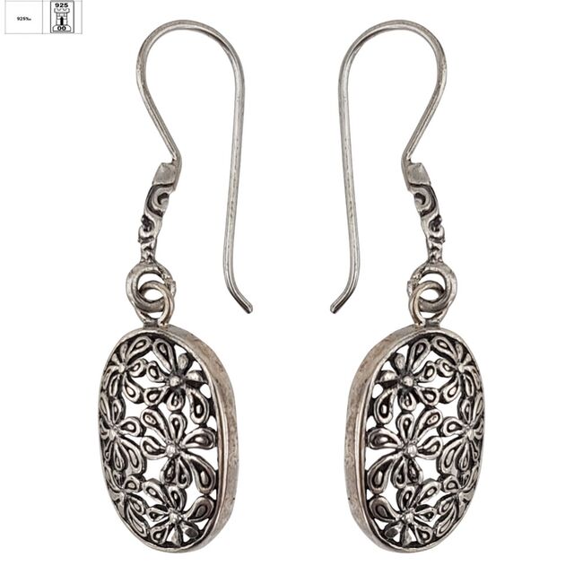 Cercei vintage argint Feris