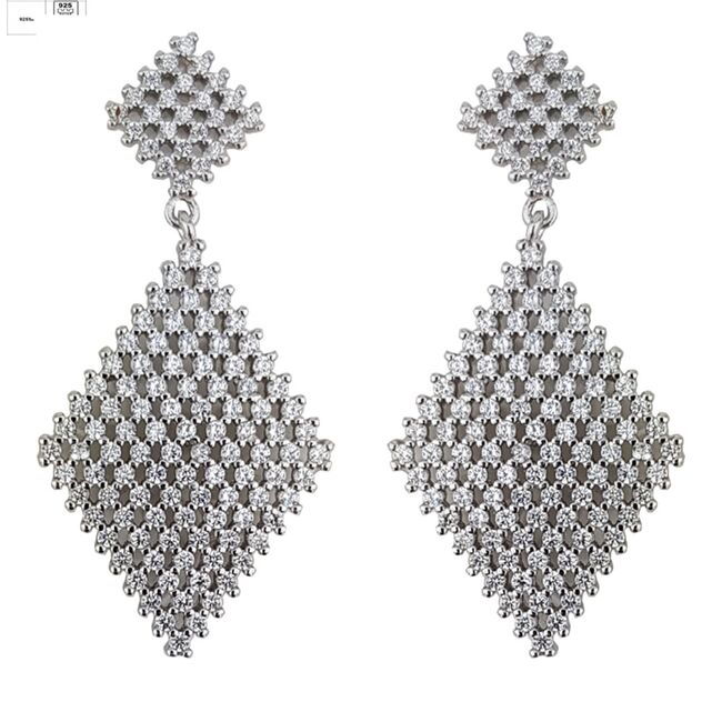 Cercei deosebiti argint Thia cu zirconii