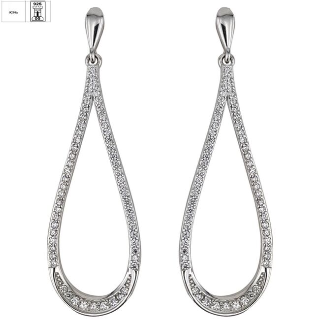 Cercei lungi argint lacrima Thia