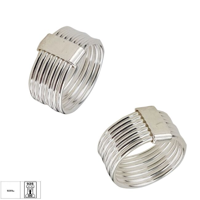 Inel argint minimalist Oran marimea 50