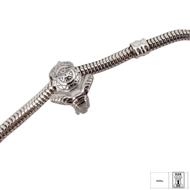 Talisman argint elefant stilizat