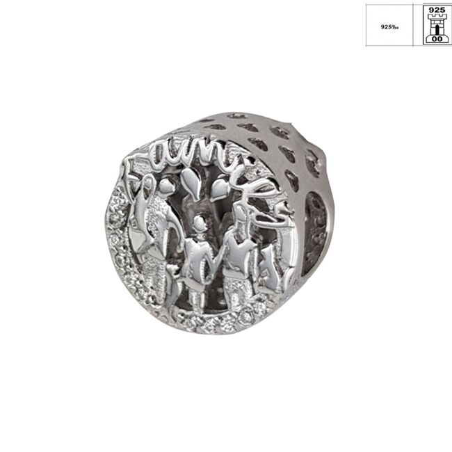 Talisman argint famillie