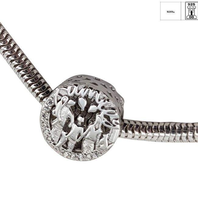 Talisman argint famillie