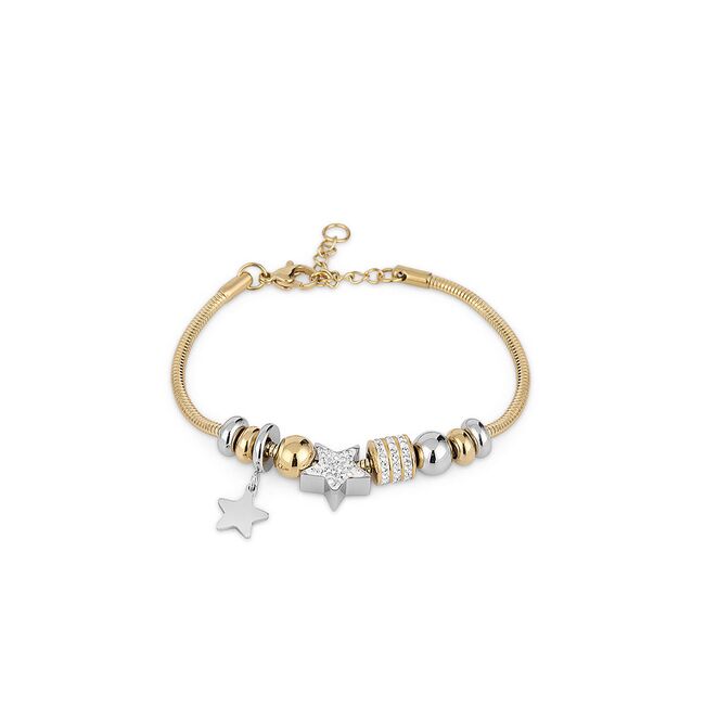 Bratara aurie, Daniel Klein, pentru dama, din otel inoxidabil, DKJ.3.10003-2