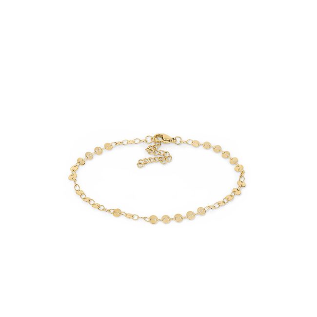 Bratara picior aurie, Daniel Klein, pentru dama, din otel inoxidabil, DKJ.5.50003-1