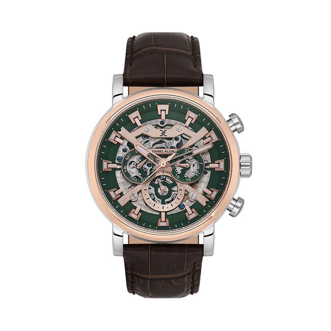 Ceas barbati automatic, Daniel Klein Skeleton, DK.1.13850.4