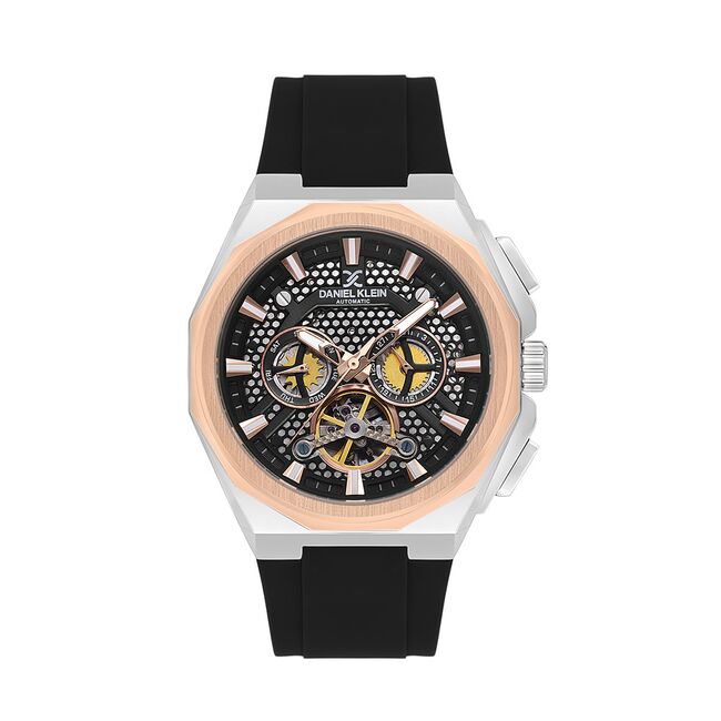 Ceas barbati automatic, Daniel Klein Skeleton, DK.1.13858.3