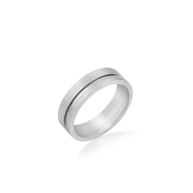 Inel argintiu, Daniel Klein, pentru dama, din otel inoxidabil, DKJ.5.40009.S-1