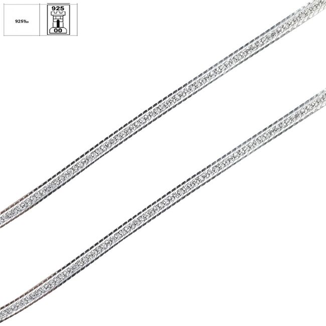 Lant argint plat 50 cm Erol