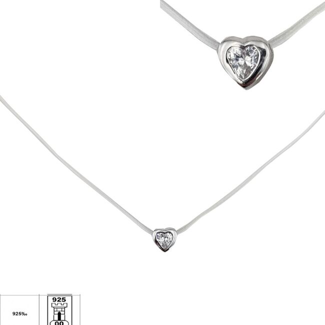 Lant argint silicon inima Hera