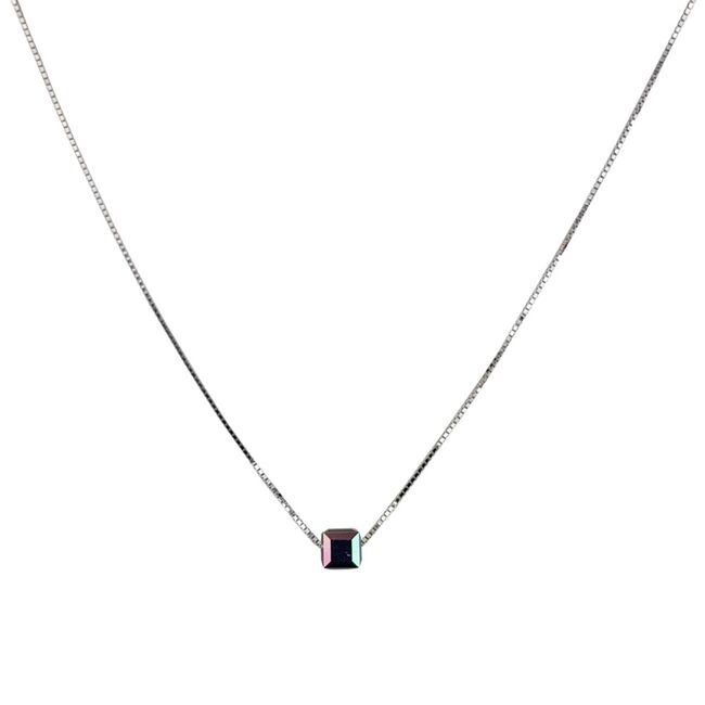 Lant argint cu pandantiv crystal Thia