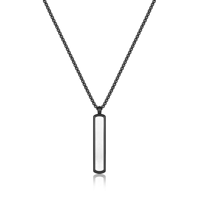Lant negru, Daniel Klein, pentru barbati, din otel inoxidabil, DKJ.6.20001-1