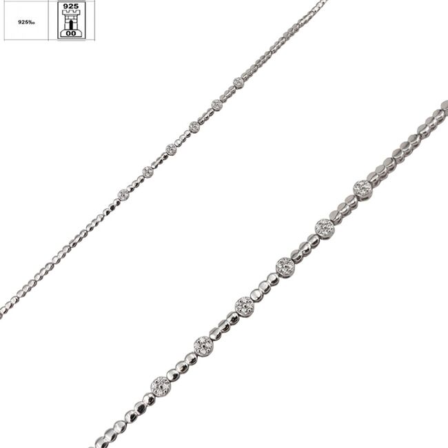 Bratara argint eleganta Thia