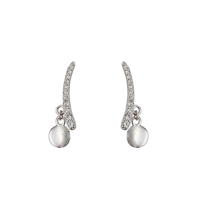 Cercei argint banut zirconii Thia