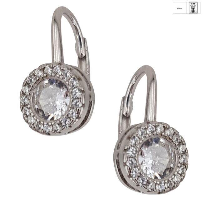 Cercei argint eleganti Thia