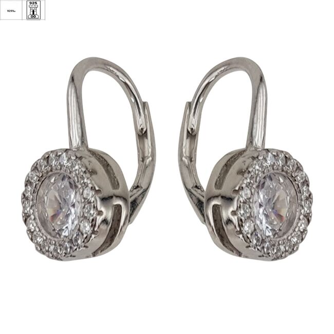 Cercei argint eleganti Thia