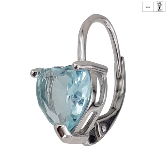 Cercei argint inima Thia