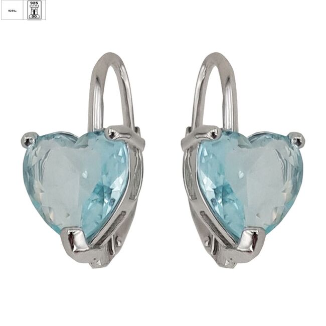 Cercei argint inima Thia