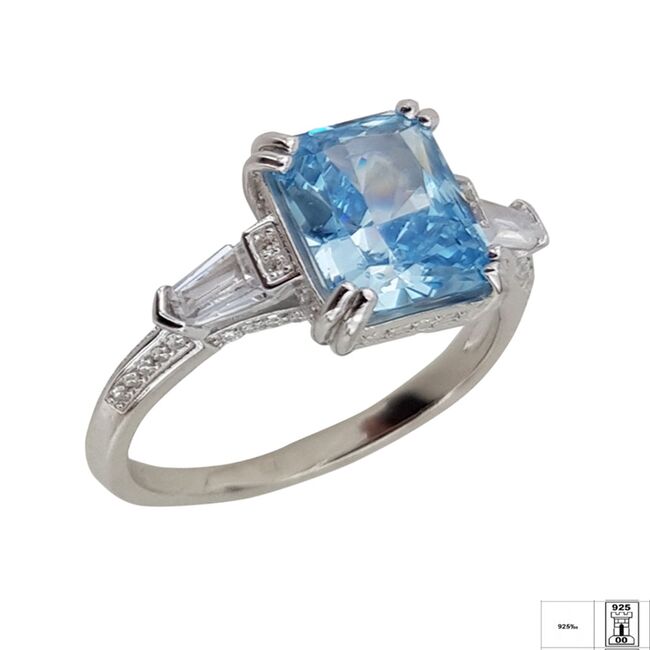 Inel argint alexandrit Thia, marime 56