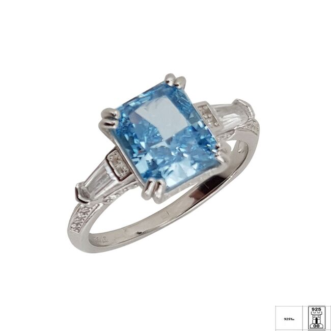 Inel argint alexandrit Thia, marime 56