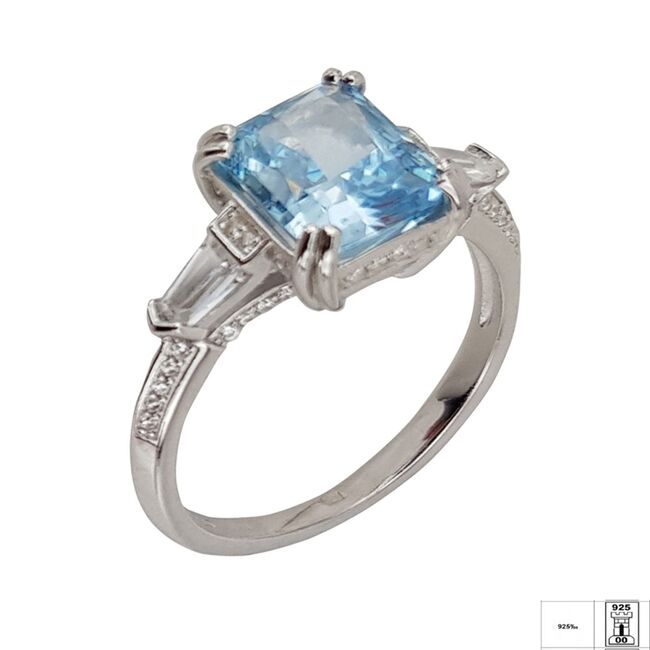 Inel argint alexandrit Thia, marime 56