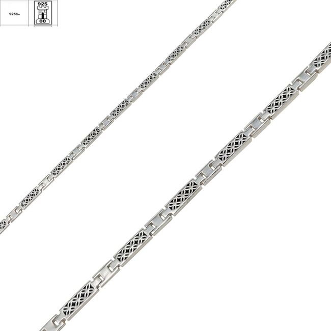 Bratara argint barbati email Trust