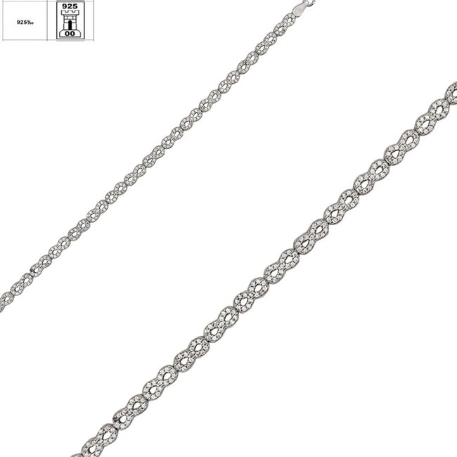 Bratara argint eleganta zirconii Infinit