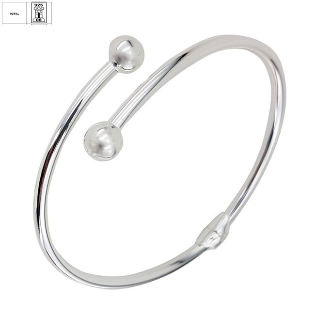 Bratara argint fixa inchidere arc