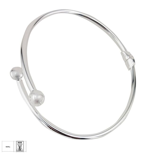 Bratara argint fixa inchidere arc